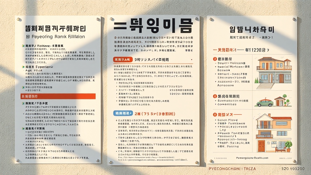 청약 관련 추가 정보 (realistic 스타일)