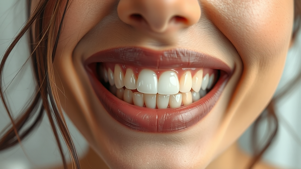 치아 착색, 원인과 해결책 (realistic 스타일)