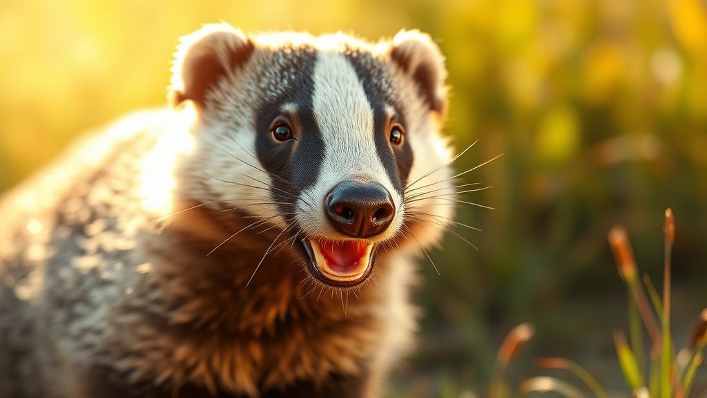 오소리 기름, 제대로 알고 사용하세요! (realistic 스타일)