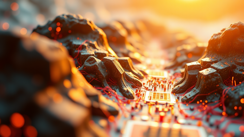 AI 가속기 시장, 변화의 바람 (realistic 스타일)