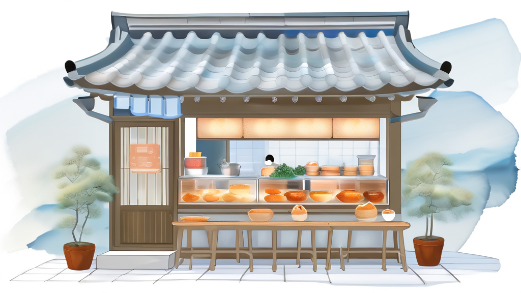 2026년 속초 중앙시장 먹거리 트렌드 미리보기 (watercolor 스타일)
