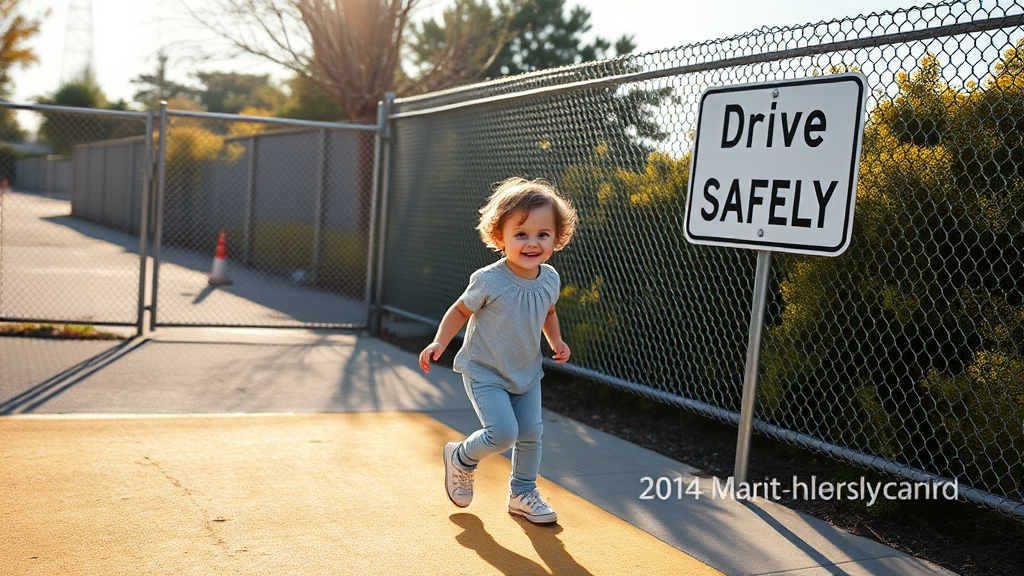 어린이·노인 보호구역, 더욱 안전하게! (realistic 스타일)