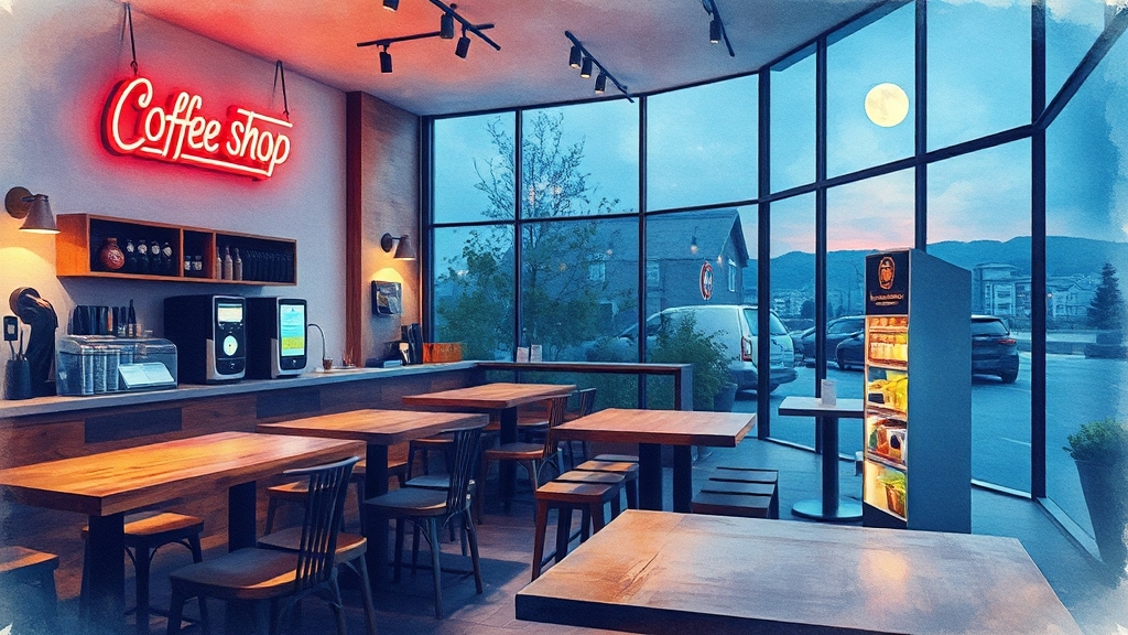 커피에반하다24 특징 (watercolor 스타일)