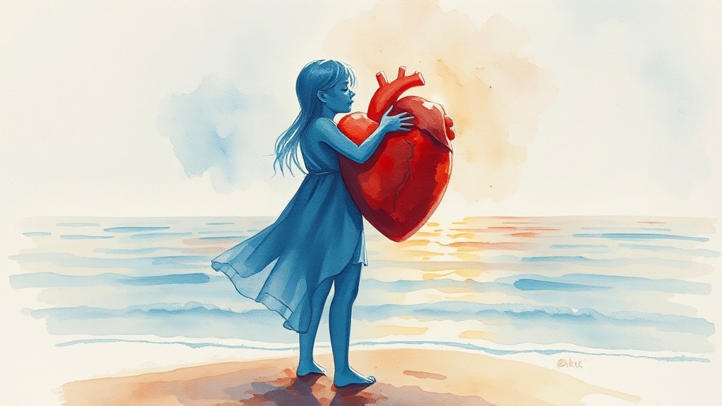 부정맥과 심방세동: 종류와 관리 (watercolor 스타일)