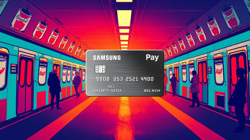 교통카드 환불 및 할인 혜택 (popart 스타일)