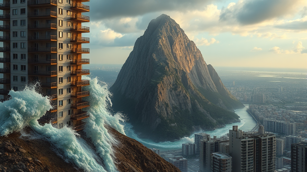 부동산 PF 부실 원인 분석 (realistic 스타일)