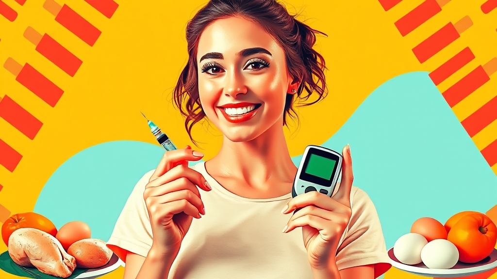 당뇨병, 왜 생기는 걸까요? (popart 스타일)