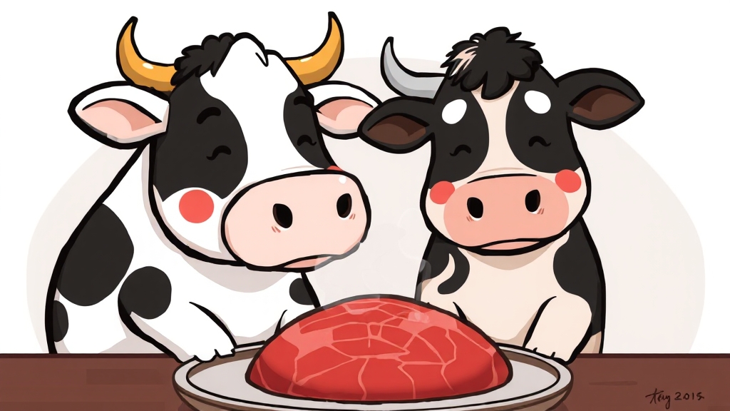 한우데이, 왜 특별할까? (cartoon 스타일)