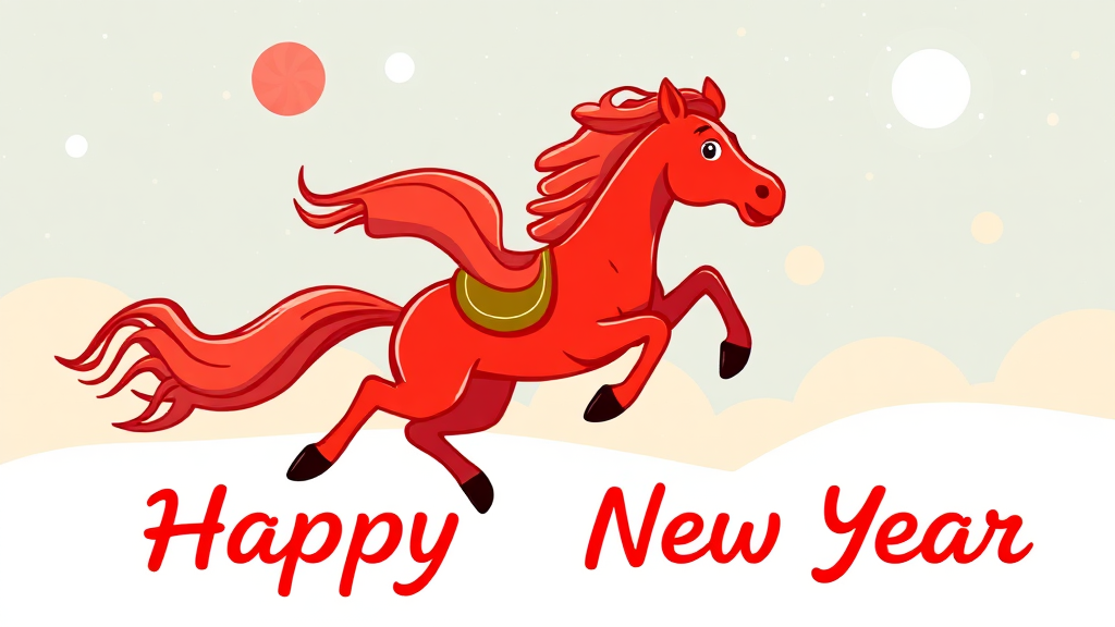 연하장 문구 작성 시 유의사항 (cartoon 스타일)