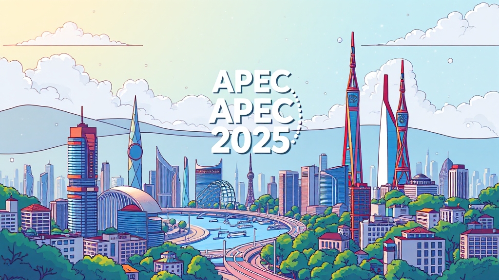 APEC 2025 KOREA 개요 (cartoon 스타일)