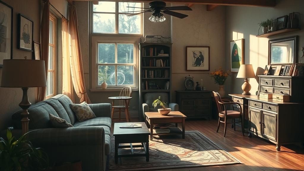 업사이클링 가구와 기부 캠페인 이미지