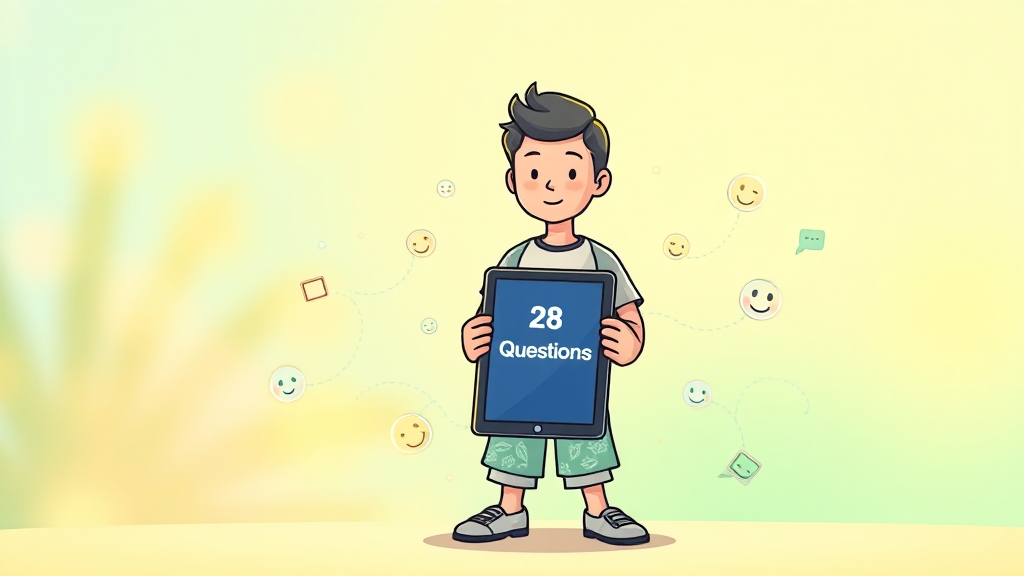 자가 테스트 방법 (illustration 스타일)