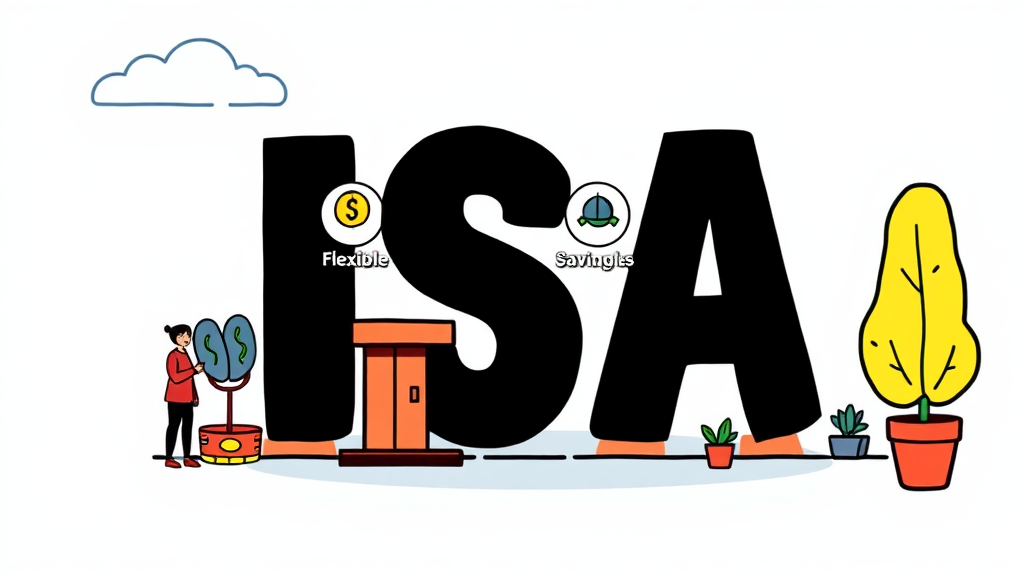 ISA 계좌 종류 및 특징 (cartoon 스타일)