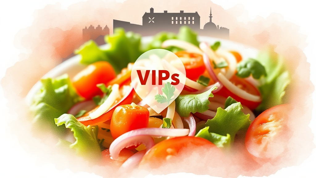 빕스 샐러드바 할인 방법 총정리 (watercolor 스타일)