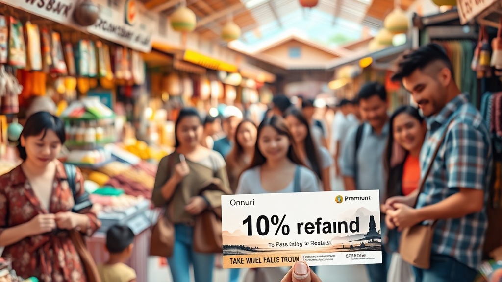 디지털온누리 환급 제도 (realistic 스타일)