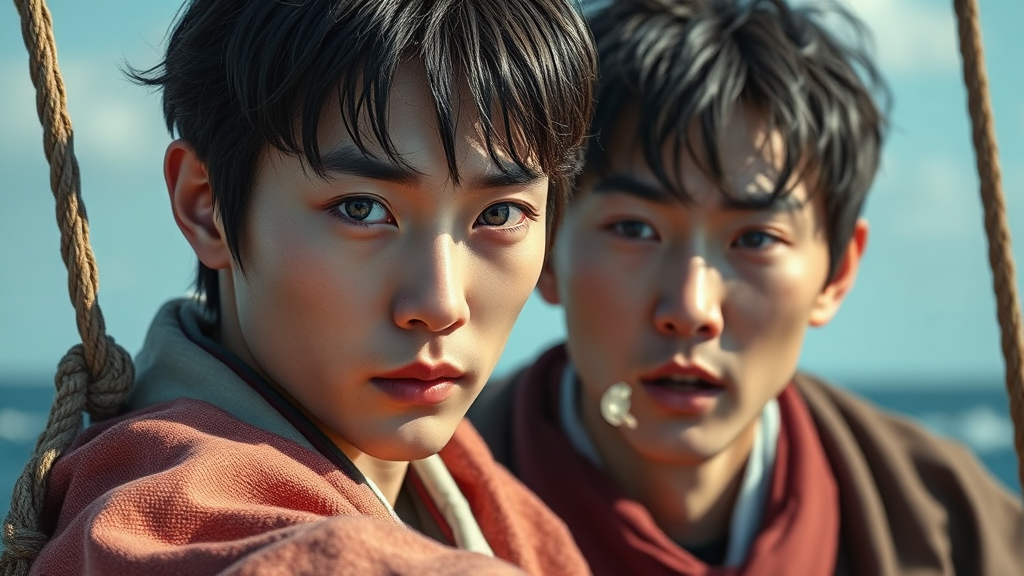 주요 등장인물 및 출연진 (realistic 스타일)