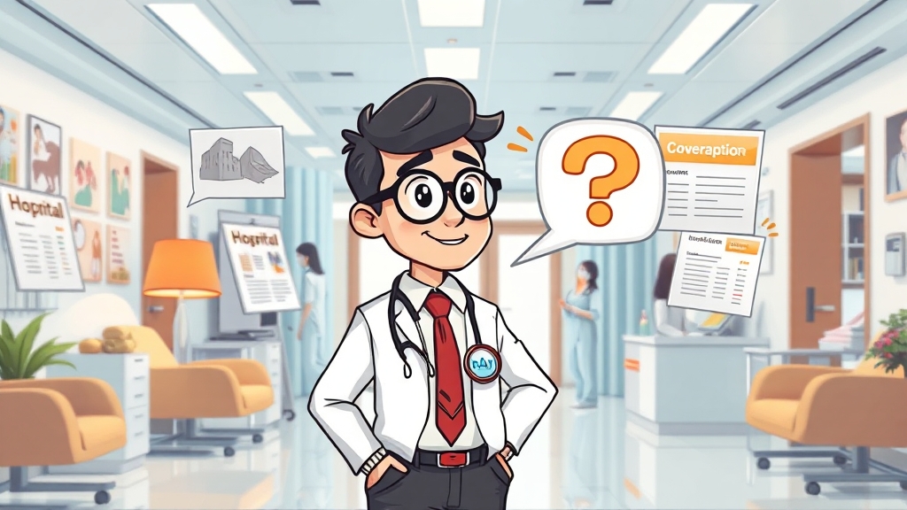 실비보험 Q&A: 궁금증 해결 (cartoon 스타일)