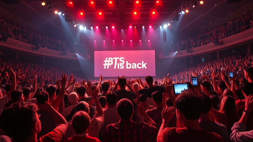 팬들의 뜨거운 반응 (realistic 스타일)