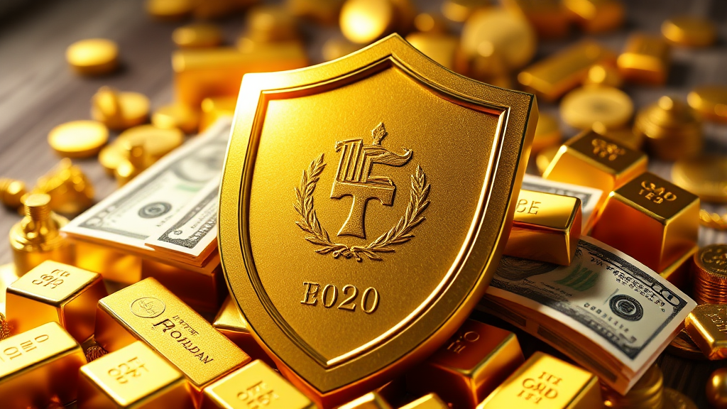 안전 자산 투자 가이드 (realistic 스타일)