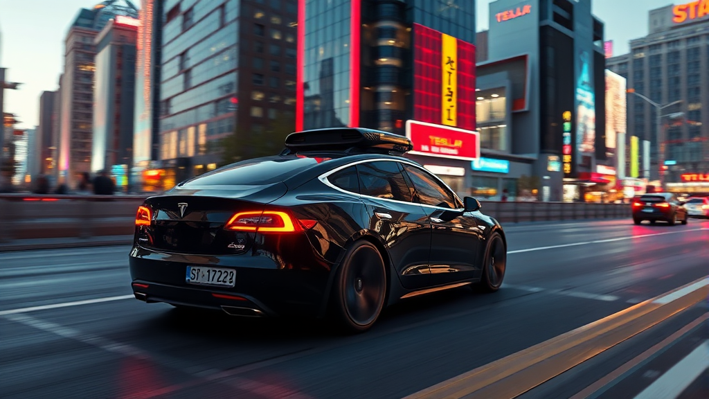 FSD와 오토파일럿 차이점 비교 (realistic 스타일)