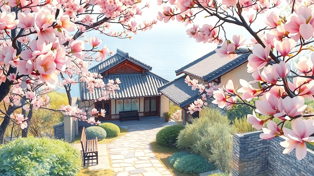 추천 관람 코스 안내 (watercolor 스타일)