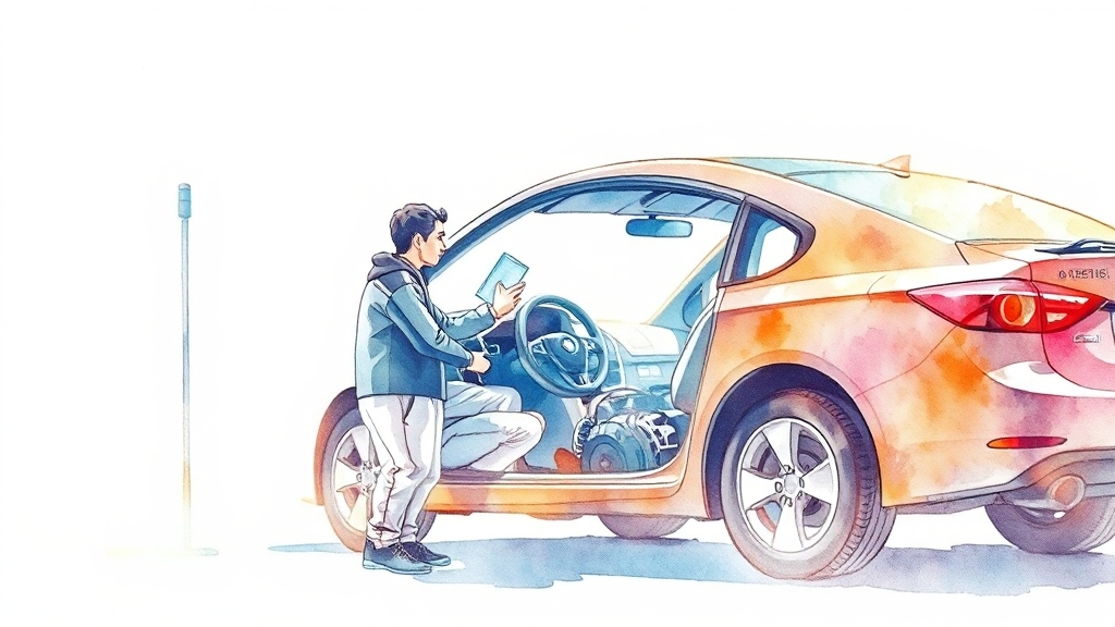 검사 준비물, 무엇이 필요할까? (watercolor 스타일)