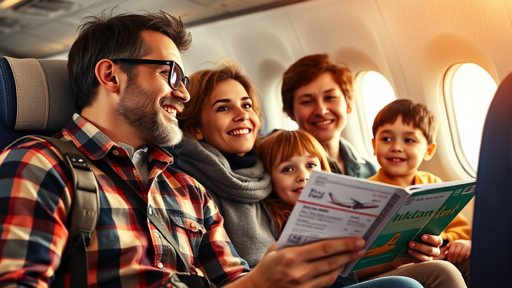 가족 마일리지 합산 제도 활용법 (realistic 스타일)