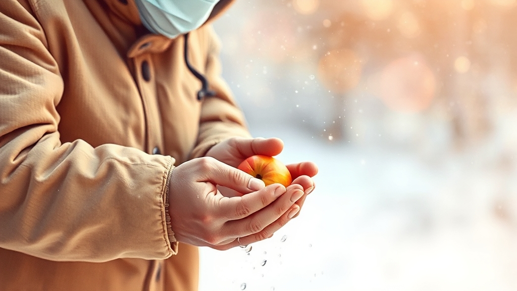 독감 예방 추가 방법 (watercolor 스타일)