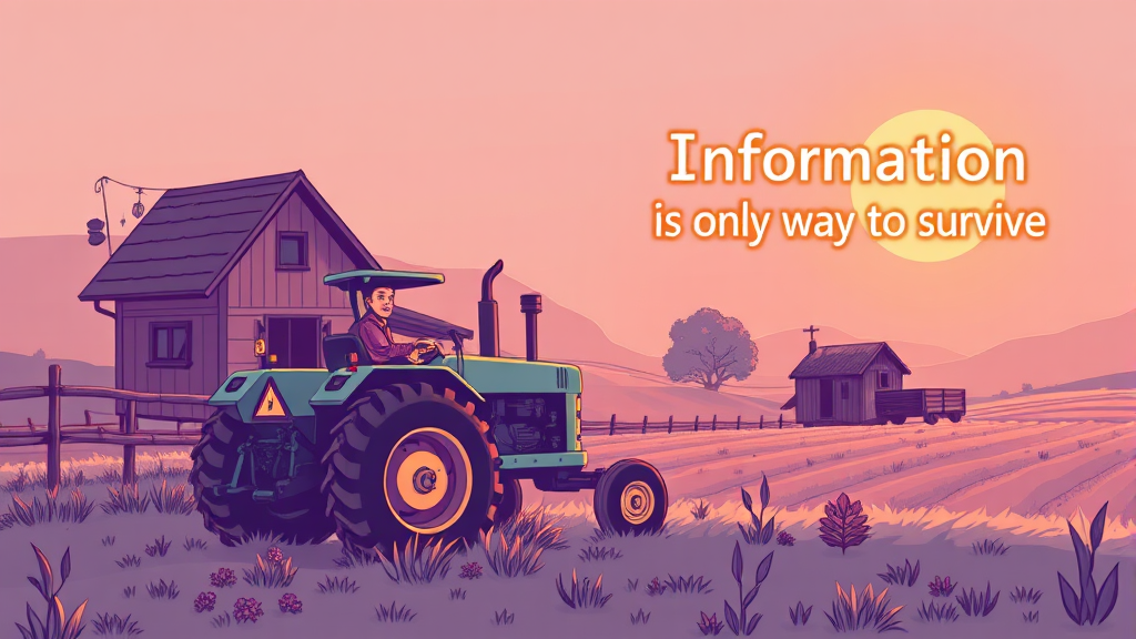 귀농 성공 & 실패 사례, 나에게 주는 교훈은? (illustration 스타일)