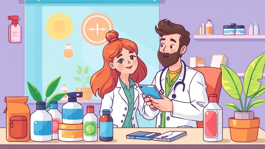 나에게 맞는 뉴케어 선택 (cartoon 스타일)