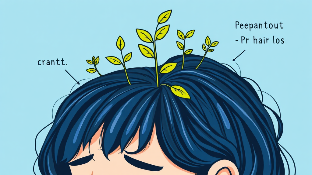 탈모, 미리미리 예방하자! (illustration 스타일)