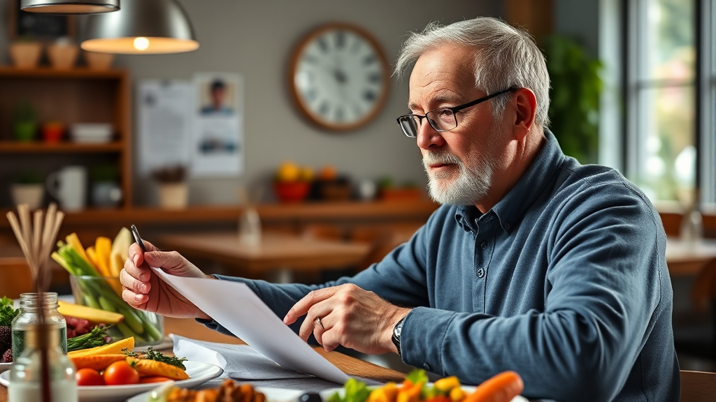 음식점 종류별 당뇨 환자 맞춤 메뉴 선택 전략 (realistic 스타일)