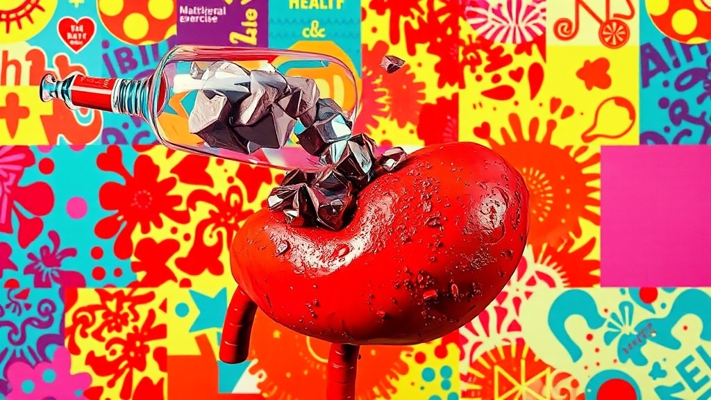 췌장염, 원인은 무엇일까요? (popart 스타일)