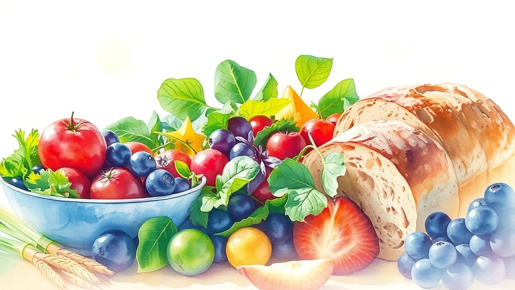 DASH 식단 관련 궁금증 해결 (watercolor 스타일)