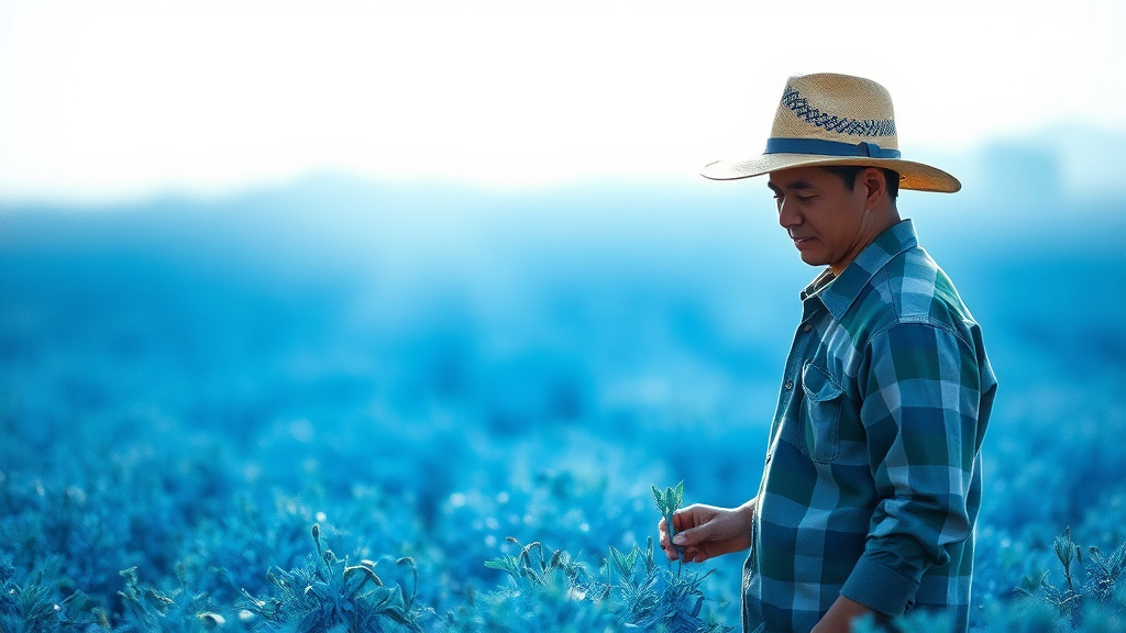 농업인 안전보험 보장 범위 (watercolor 스타일)