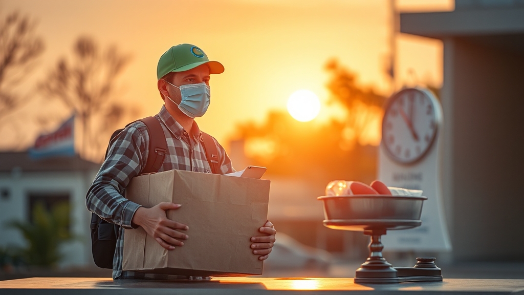 새벽 배송, 대안은 없을까? (realistic 스타일)