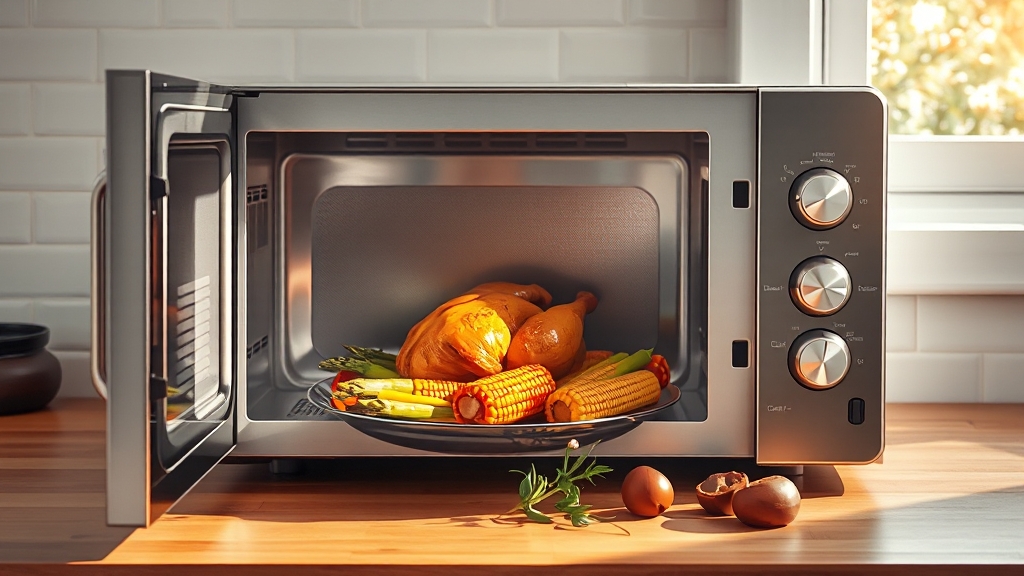 음식 종류별 안전 사용법 (realistic 스타일)