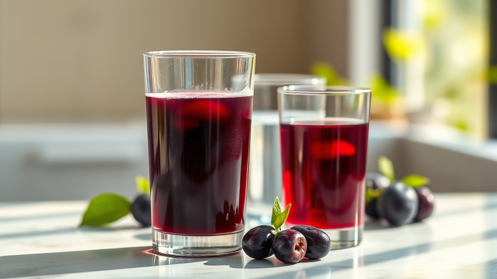 푸룬 주스, 나에게 맞는 섭취량은? (realistic 스타일)