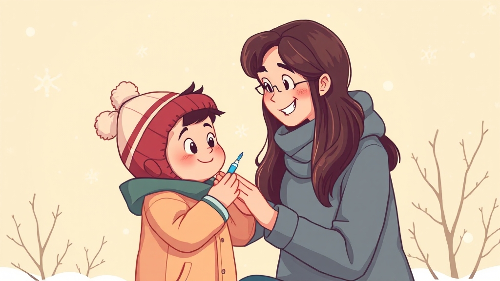 접종 전후 주의사항 및 부작용 대처 (cartoon 스타일)