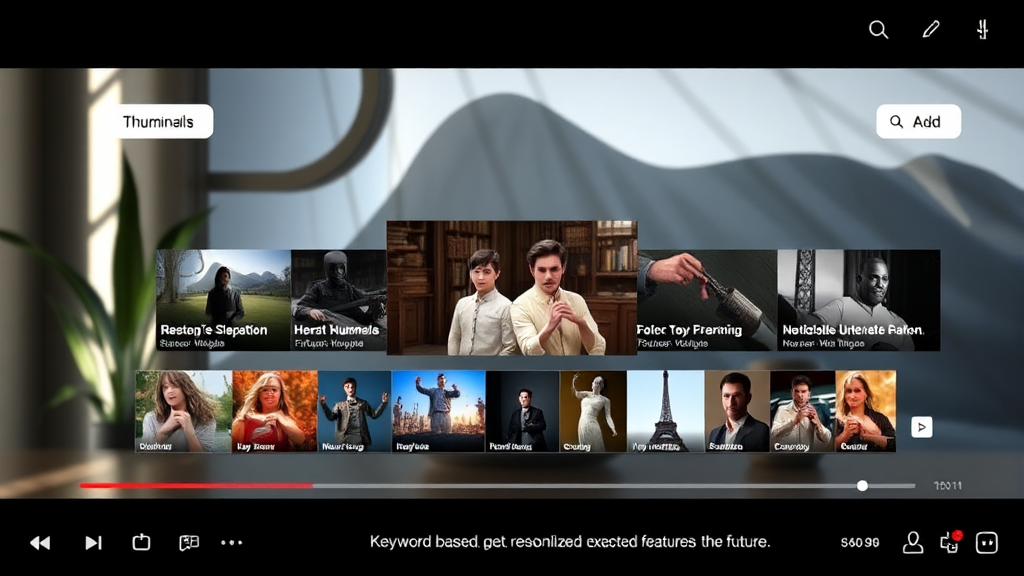 유튜브 영상 탐색, 슬라이드바의 중요성 (realistic 스타일)