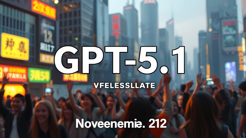 GPT-5.1 출시 일정 및 기존 모델 유지 (realistic 스타일)