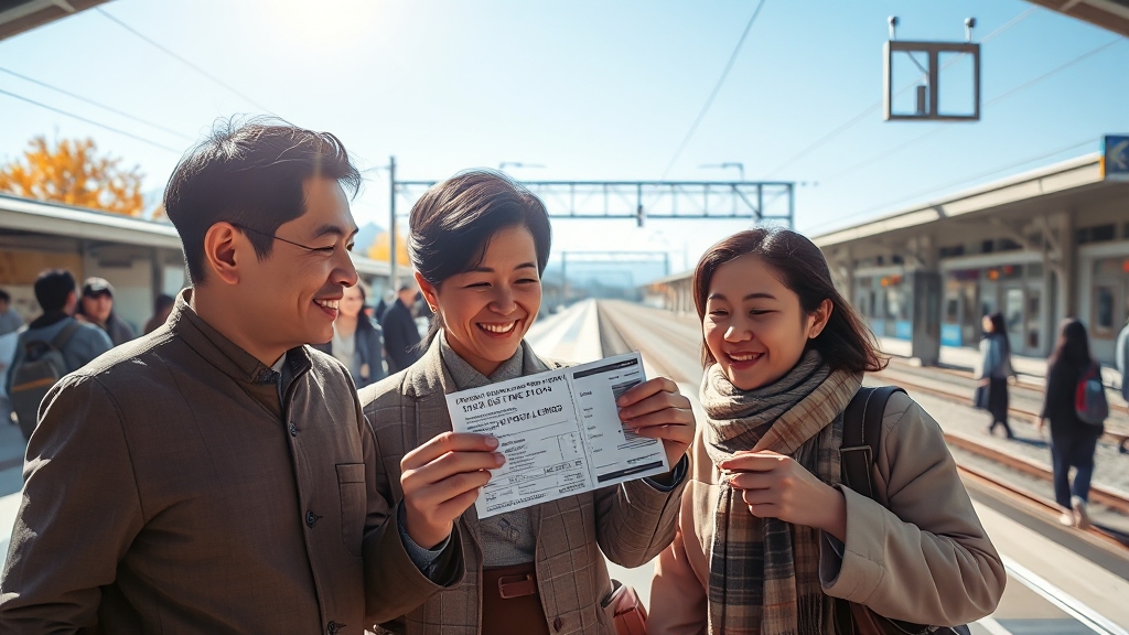 추석 연휴 KTX 운행 정보 및 주의사항 (realistic 스타일)