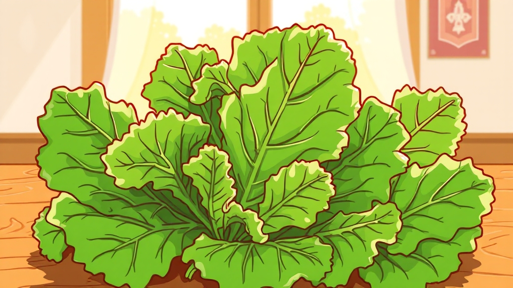 컬리케일, 영양 성분 파헤치기 (cartoon 스타일)