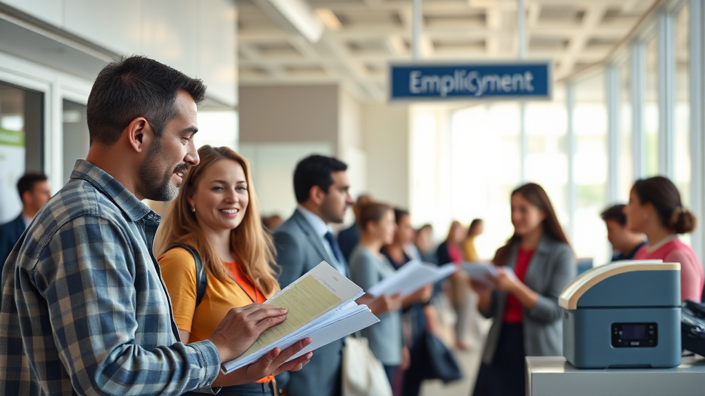 실업급여 부정수급 자진신고 절차 및 방법 (realistic 스타일)