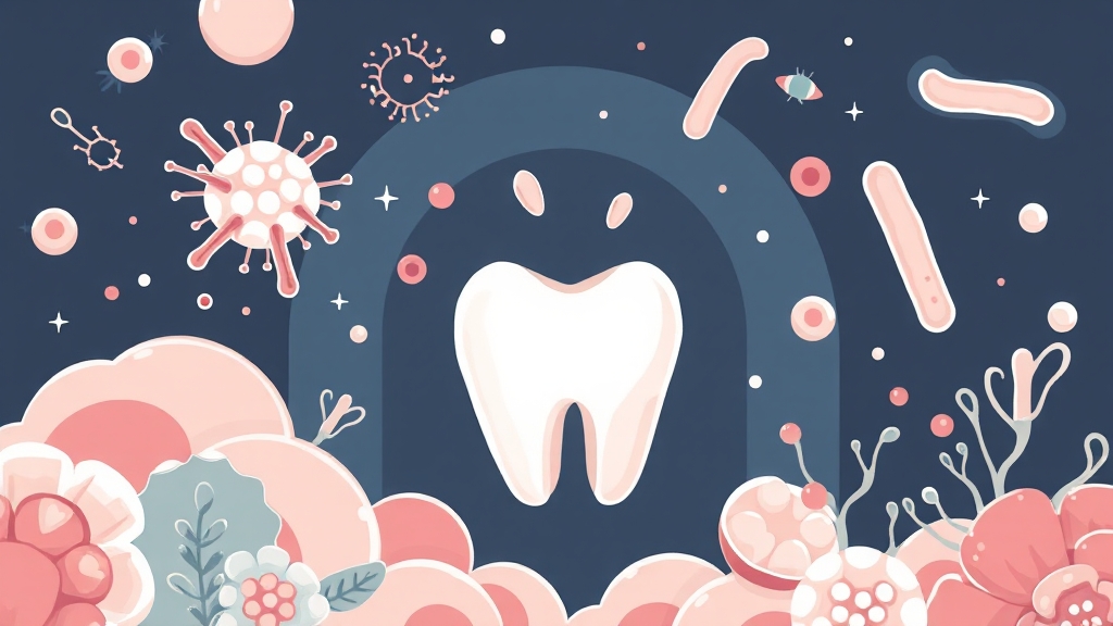 구강유산균이란? (illustration 스타일)