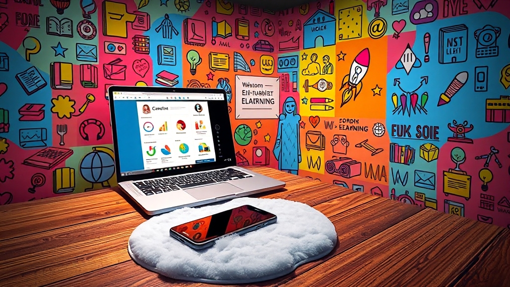 이러닝센터는 어떤 곳? (popart 스타일)