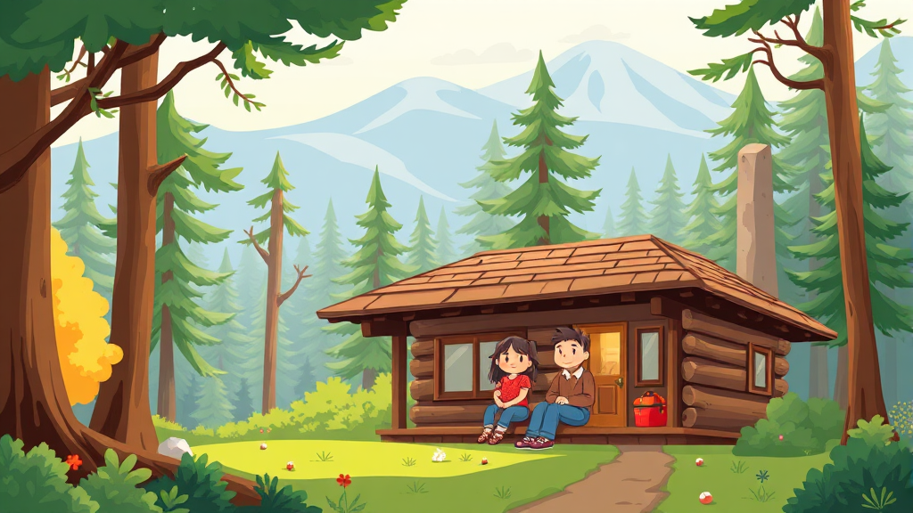 숙소 유형 완벽 분석 (cartoon 스타일)