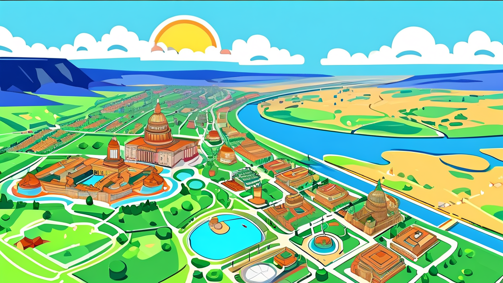 반값 여행, 지역별 사업 현황 및 추가 정보 (cartoon 스타일)