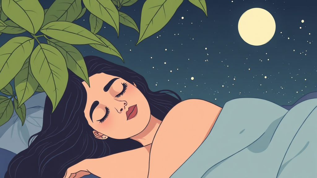 식물성 멜라토닌, 왜 찾을까? (illustration 스타일)