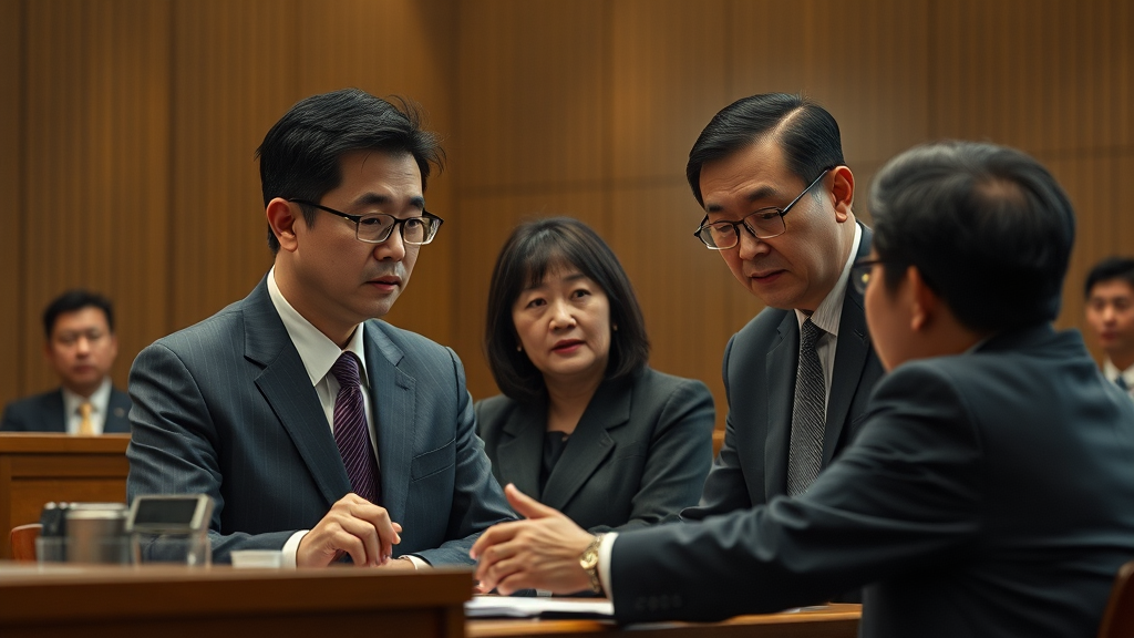 프로보노 드라마: 인물 관계도 (realistic 스타일)